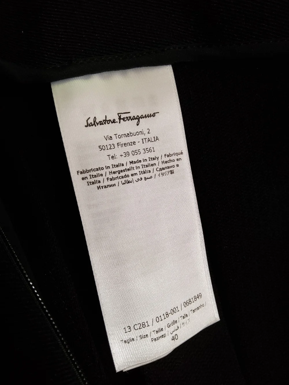 Salvatore Ferragamo Tailored Ponte Pants Size 40